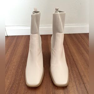 White Lulu Booties